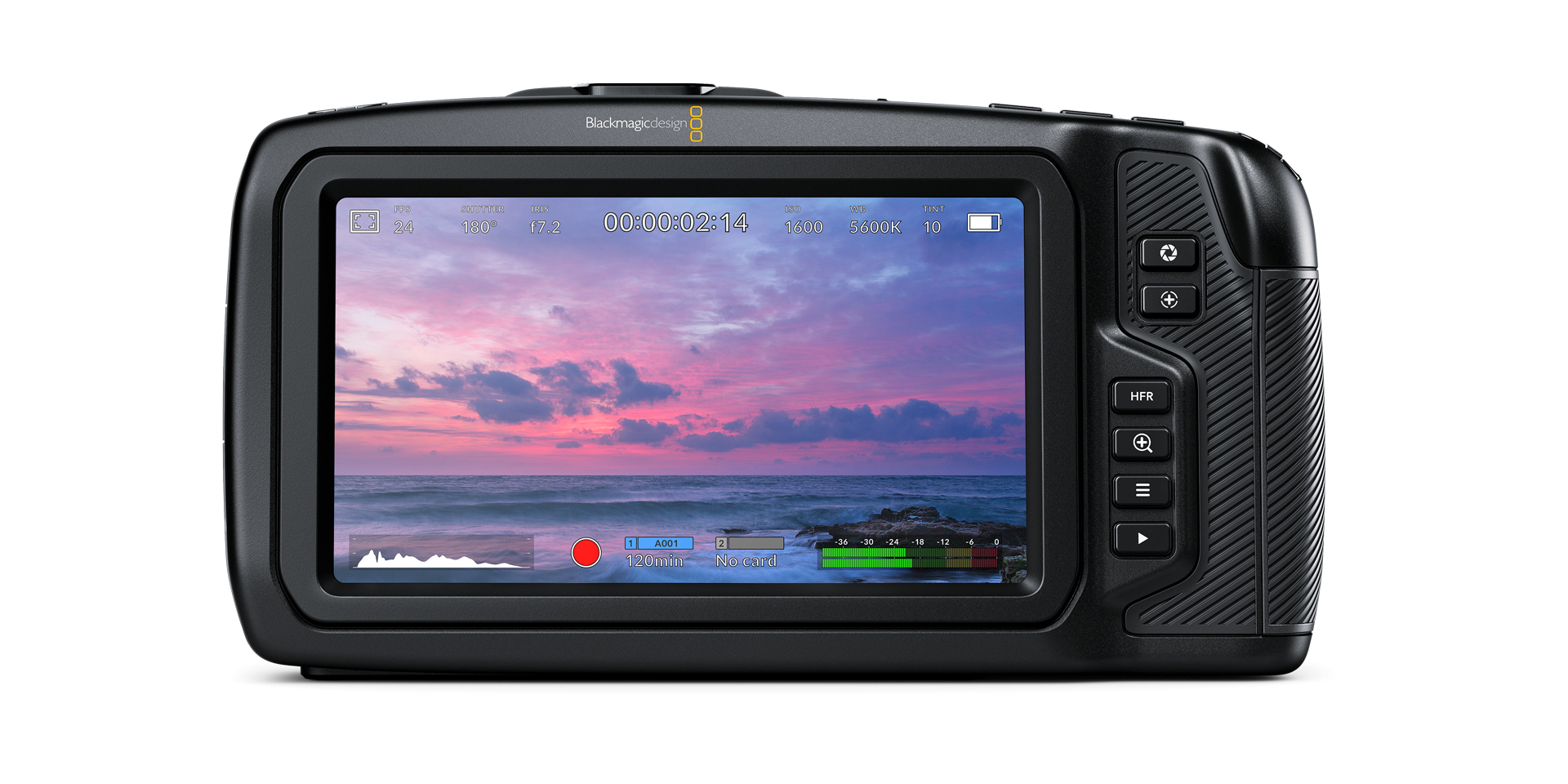 放熱スリットつき！「Blackmagic Pocket Cinema Camera 4K」は動画一眼