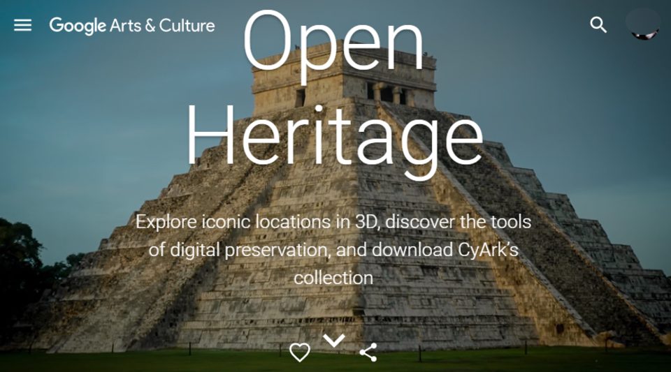 冒険野郎集まれ！ Googleが古代遺跡をバーチャル探検できる｢Open Heritage｣サイト開設