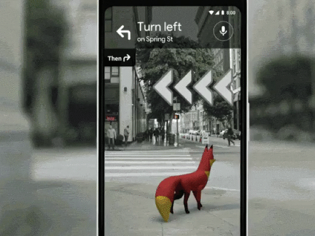 GoogleマップのAR機能、一番の楽しみはキツネさん