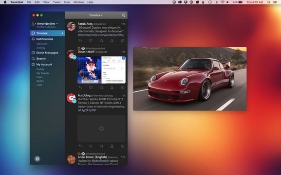 Macで使えるTwitterクライアント「Tweetbot 3」リリース。ダークモードがクール!