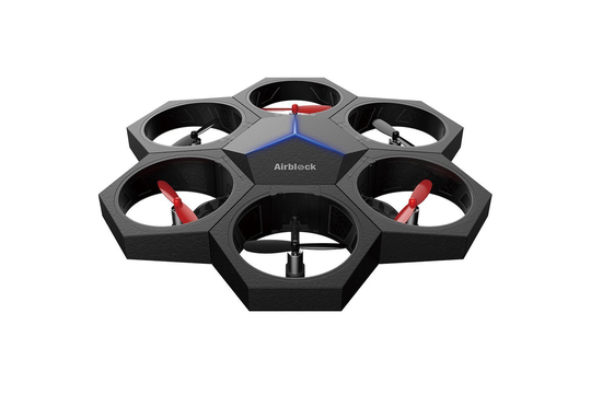 ホバークラフトにも変形! モジュール式ドローン「Airblock」は動かしながらプログラムも学べる