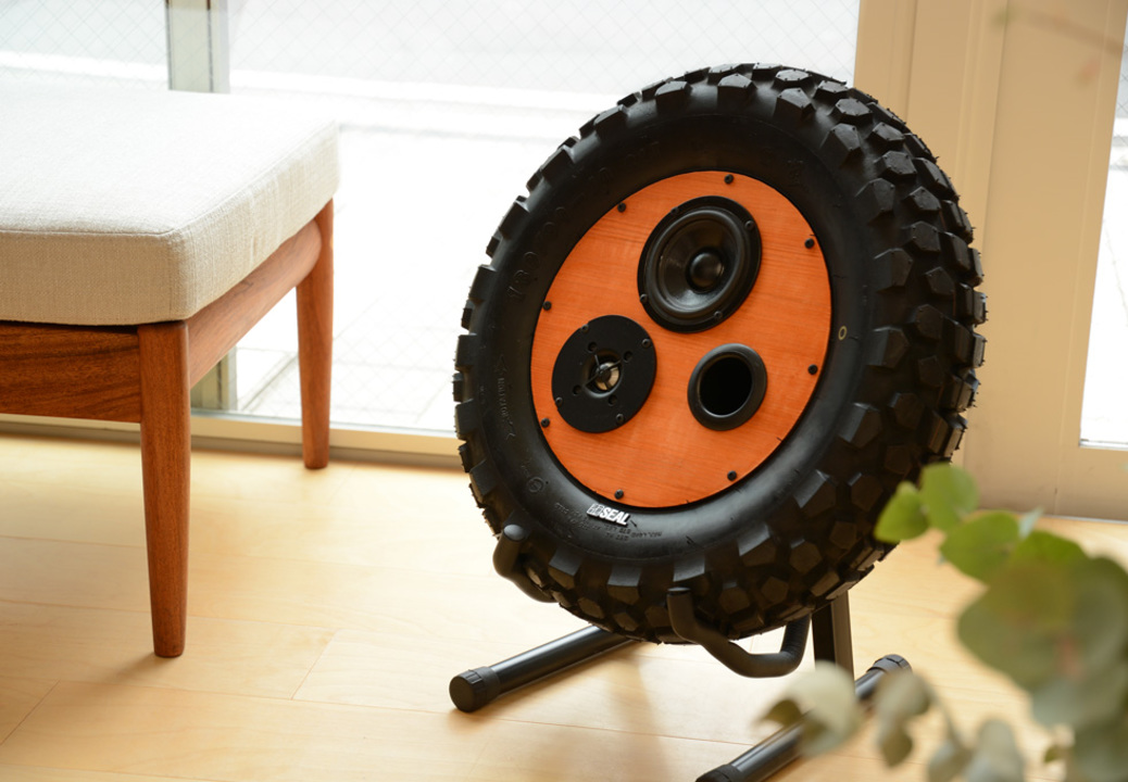 まさかの廃タイヤ丸ごとづかいなbluetoothスピーカー タイヤの種類は届いてからのお楽しみ ギズモード ジャパン