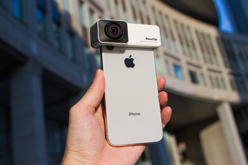 PanoClip ハンズオン：360°撮影ができるスマホレンズ。そんな発想なかったよ…
