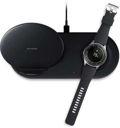 Samsungの｢Wireless Charger Duo｣もスマホとスマウォの同時充電可能