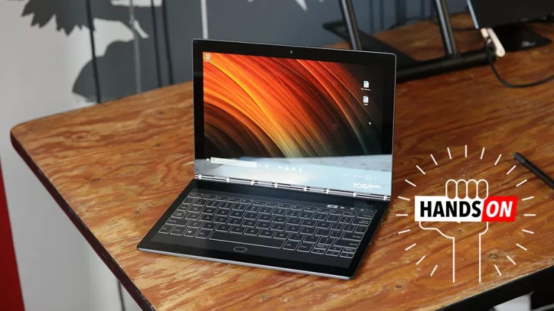 Lenovo Yoga Book C930 ハンズオン : セカンドE-Inkディスプレイが