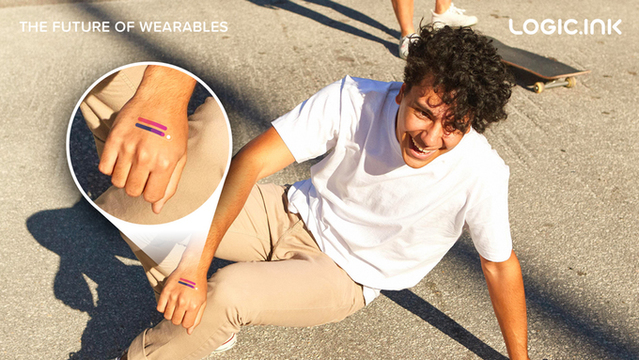 紫外線や大気汚染などの状態をチェックできるタトゥーシール