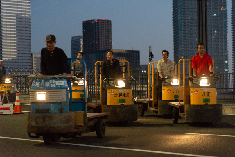 築地市場から豊洲新市場引っ越しで「豊洲ターレーグランプリ」開催