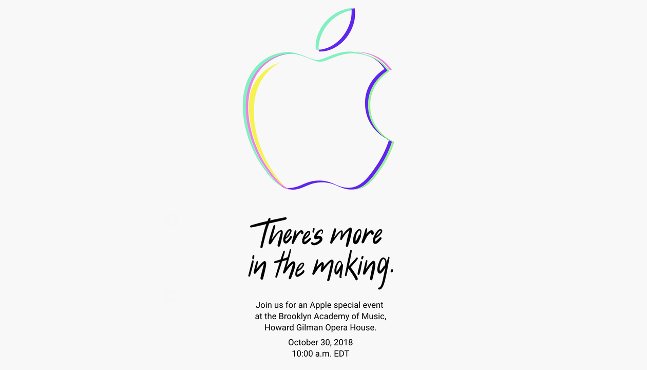 速報:Apple、10月30日にSpecial Eventを開催