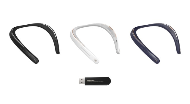 その重さ、わずか88g。細〜いネックバンドスピーカーがシャープから登場