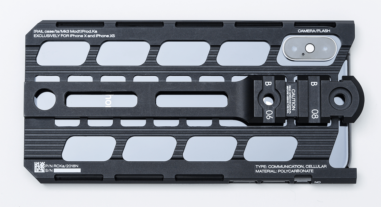 カトキハジメ iPhone ケース RAILcase Prod.Ka ガンダム カトキハジメ、iPhoneケース ✕ ピカティニーレールのマリアージュを