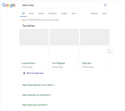 出た、Google最終兵器。EU著作権法改正後の白抜き画面がリーク