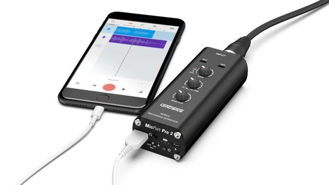 ファンタム電源付きでバッテリー駆動。どこでも録れる小型オーディオインターフェイスが出ました