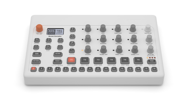 Elektronの新作サンプラー｢Model:Samples｣は、シロ筐体映え