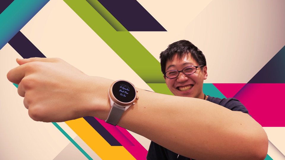QnA VBage 【プレゼントします!】恋に落ちるスマートウォッチ「FOSSIL Sport Smartwatch」