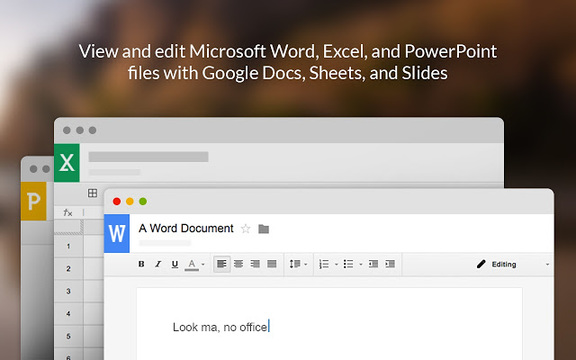 GoogleドキュメントからWordやExcel、PowerPointの直接編集が可能になります