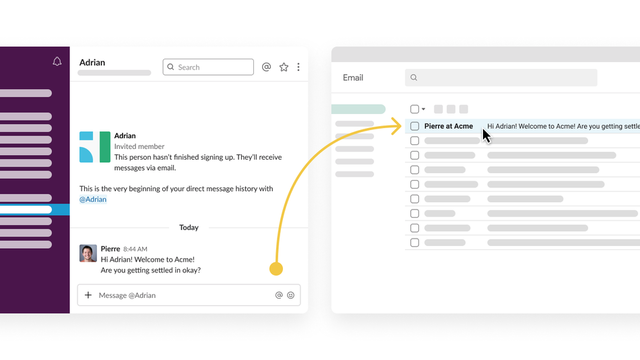 Slackから非ユーザーにメールを送信できるようになるって