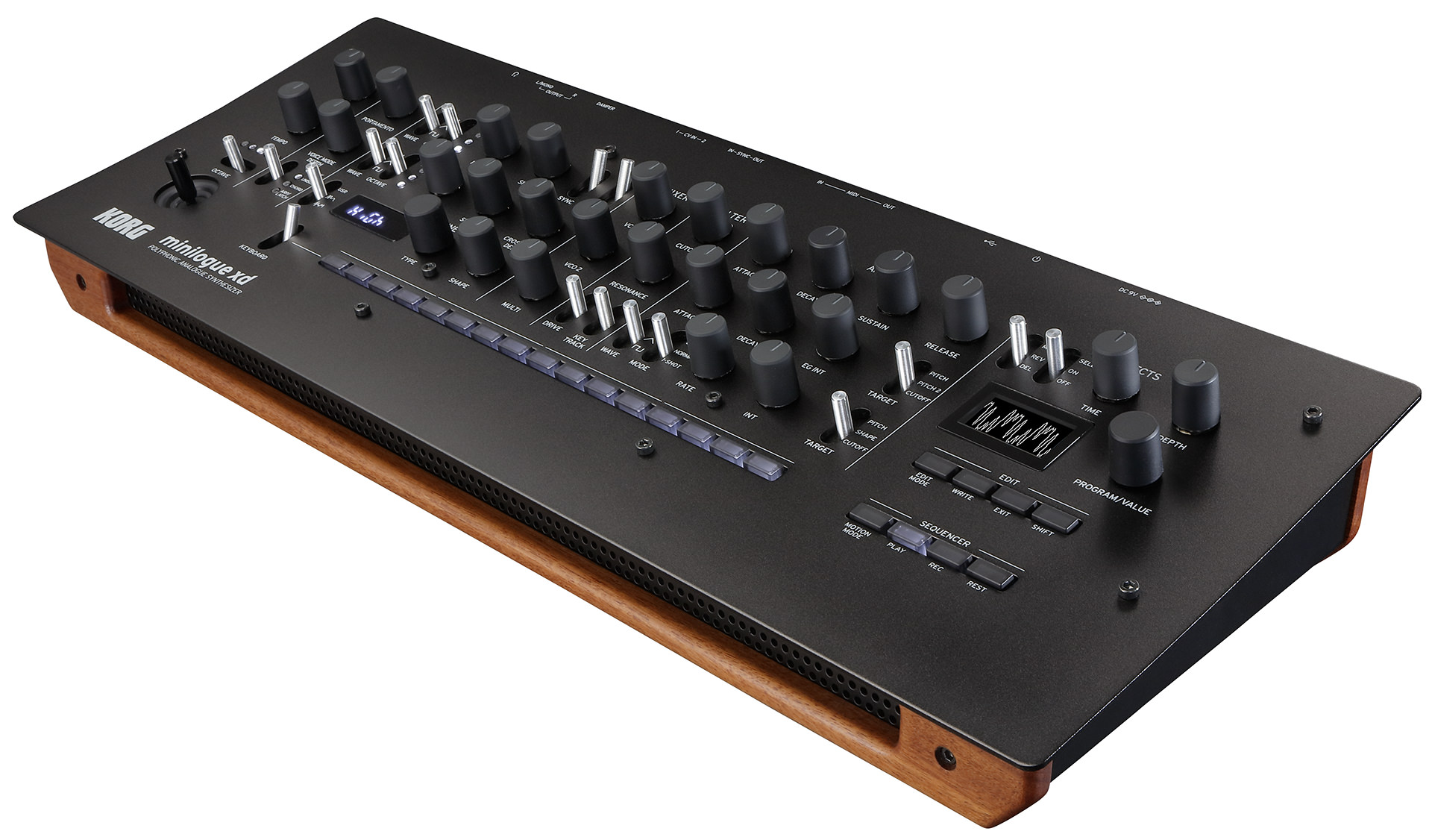 真空管オシレーター採用の「volca nubass」。剥き出しのカッコよさが