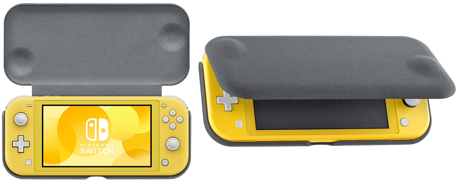 Nintendo Switch Lite用ケース、ムダのないぴったりデザインで登場