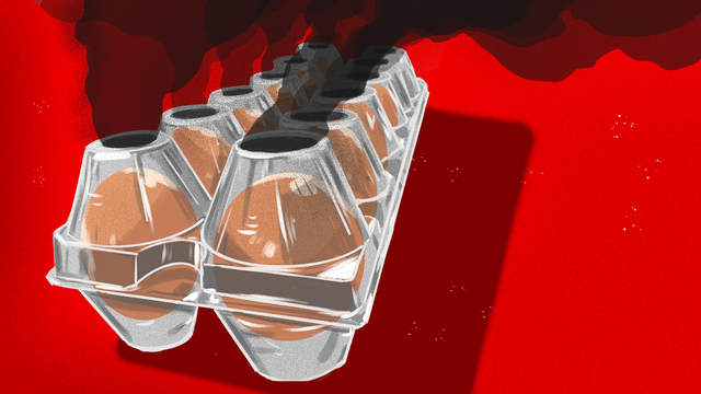 アメリカでなぜか卵が最近プラスチックパック。なんで?