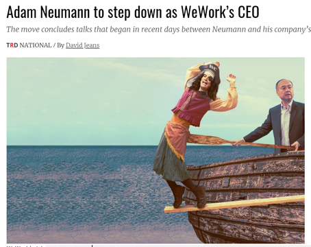 WeWorkアダムCEO解任、米国の反応...