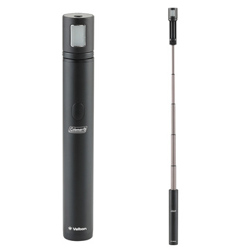 ベルボン×コールマンのコラボで生まれたかっこよくて実用的なLEDライト付き自撮り棒