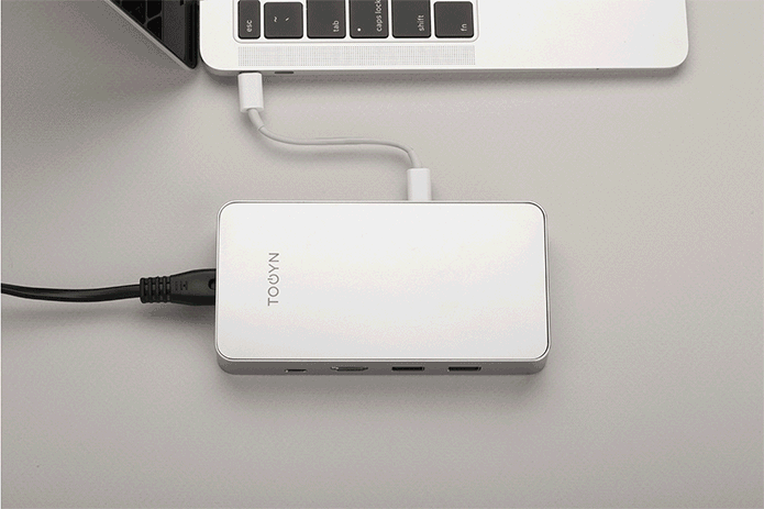 PD対応＆Qi無線充電も搭載！ PCと合わせて持ち歩きたいスタイリッシュなUSB-Cハブ｢Tooyn Charger｣が登場
