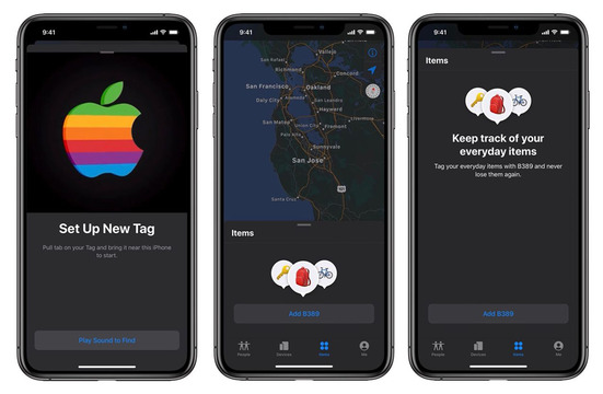 Apple紛失防止タグらしき、新しいUI画面がみつかったよ