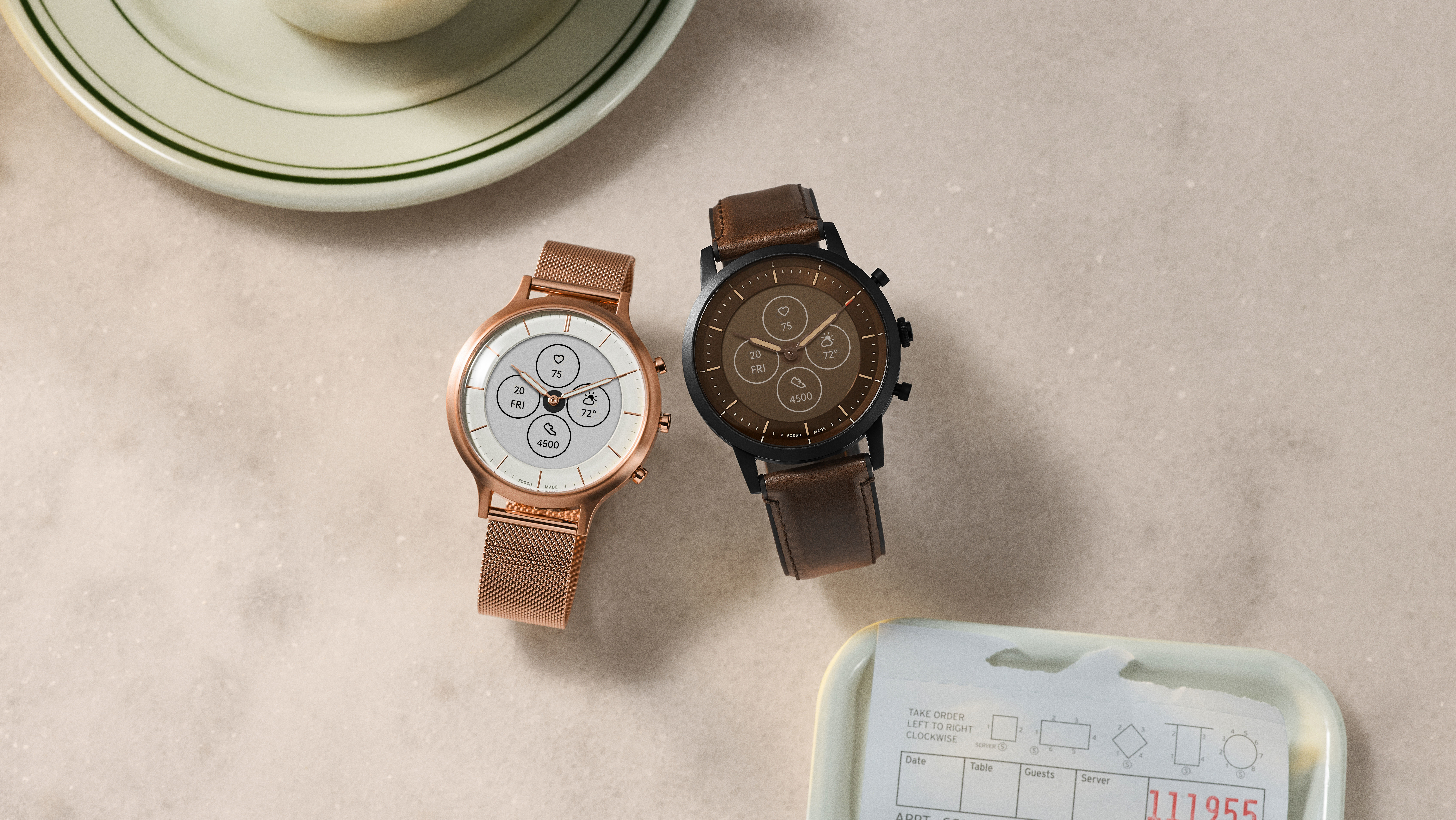 Fossil Hybrid HRファーストルック：針とディスプレイを両方備えた、多