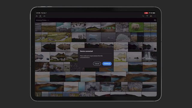 控えめに言って神。iPad版LightroomでSDカードから写真を直接取り込めるようになるっぽい