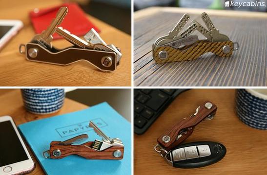 もうジャラジャラ言わせない! アーミーナイフタイプのキーケース「keycabins」が登場