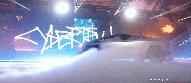火星で走るやつ。Teslaから噂のサイバーパンク・トラック=Cybertruckがついにお披露目!