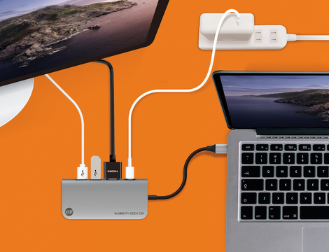 このUSB-Cハブ、大容量SSDになってる！ TimeMachineバックアップにも対応するって