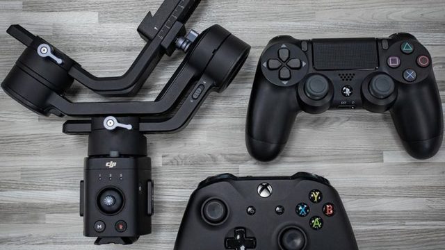 PS4/XboxコントローラーでDJIのジンバルが制御できるようになったよ