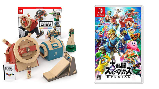 【Amazonサイバーマンデー】スマブラを買うと「ニンテンドーラボ」が付いてくるちょっと理解できないセール