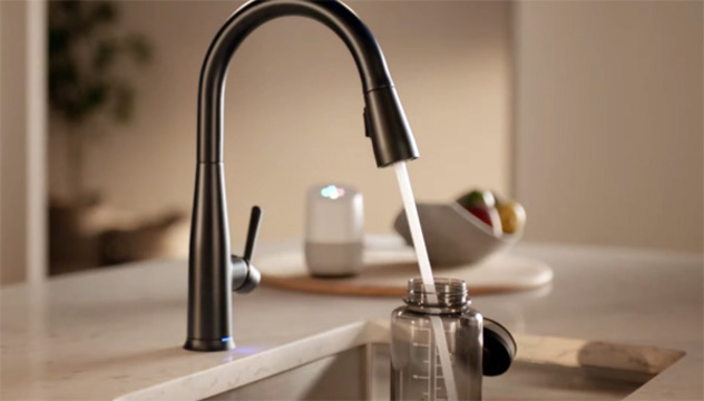 口頭で伝えた量の水を出してくれるスマート蛇口