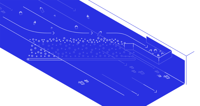 ブクブクと気泡のバリアで川に漂うゴミの流出を防ぐ｢グレート・バブル・バリア｣