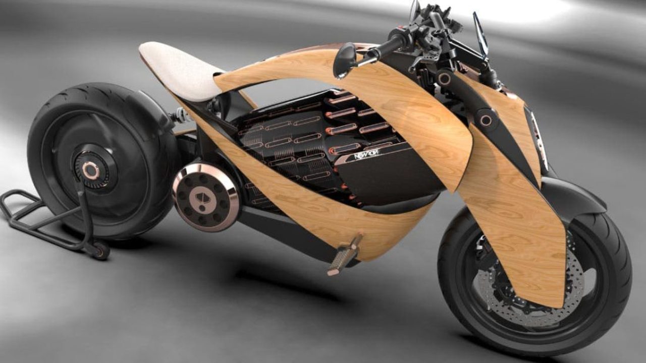 最初のロットはたったの12台 木製カウルのスチームパンク風evバイク Newron Ev 1 ギズモード ジャパン