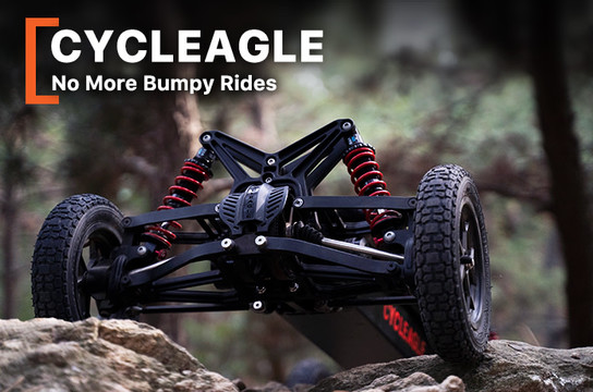 最高時速43km！ エクストリームな全地形対応eスケートボード