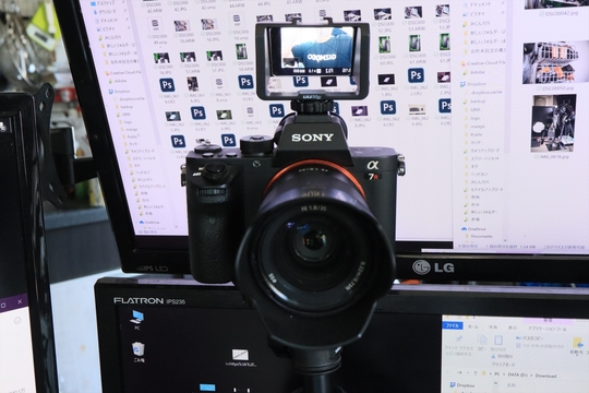 α7でZoom飲み、Zoom商談がはかどる自撮り用ミラー