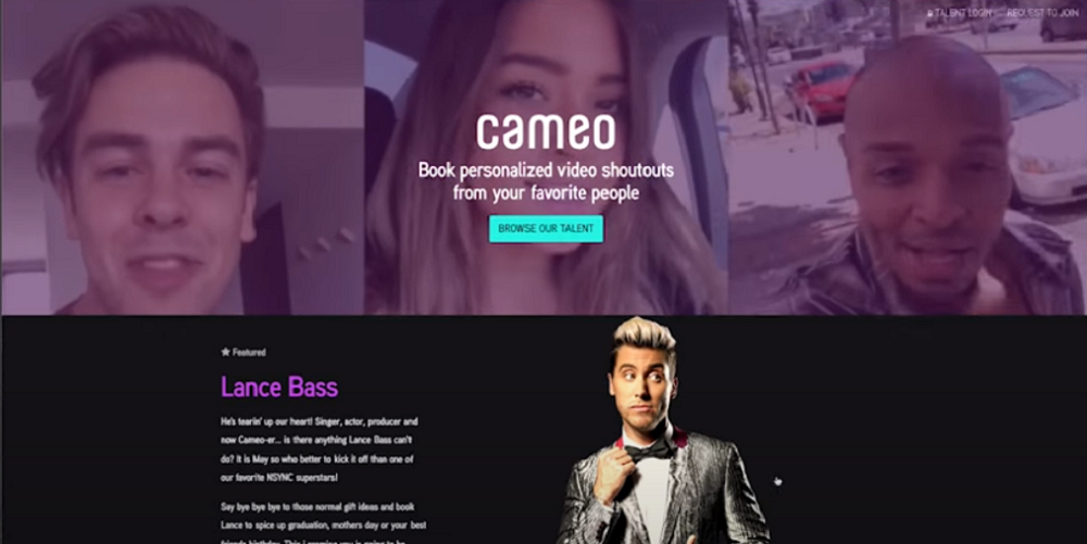 有名人に動画メッセを頼めるcameoが人気 巣ごもりセレブのバイトにも ギズモード ジャパン