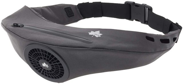 ライダーベルト? 服の中に送風するウエストポーチです