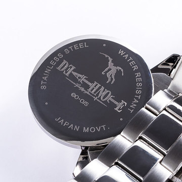 裏蓋にノートの切れ端を隠せる 漫画 デスノート で夜神月が作った腕時計が発売 ギズモード ジャパン