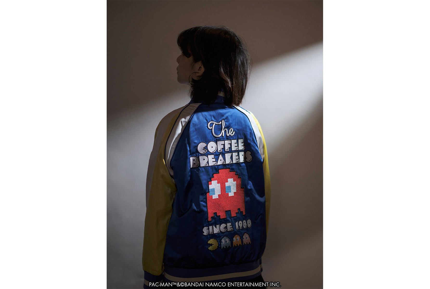 パックマン40周年ブルゾン、めがっさ良くない？ しかもこれMVで着てた