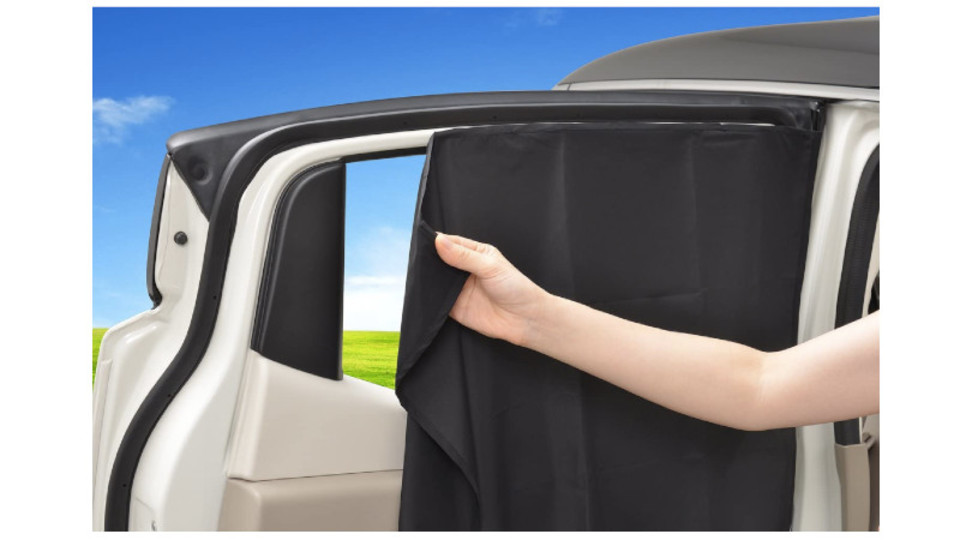 マグネット式の車用カーテンなら着脱が楽 日除け対策や目隠しに活躍 ギズモード ジャパン