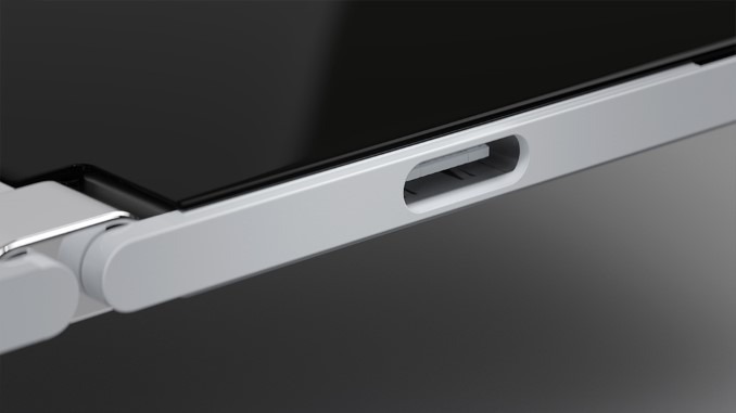 SurfaceDuoのUSB-Cコネクタ