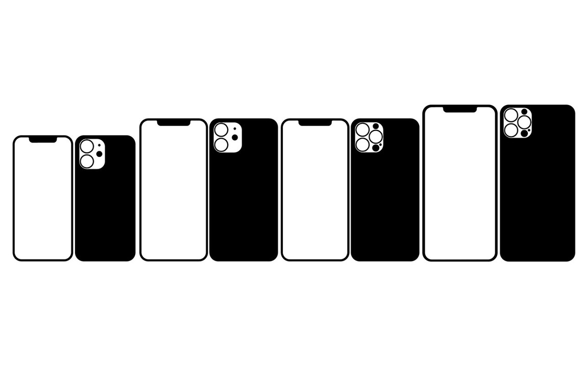 iPhone12と思われるイラスト