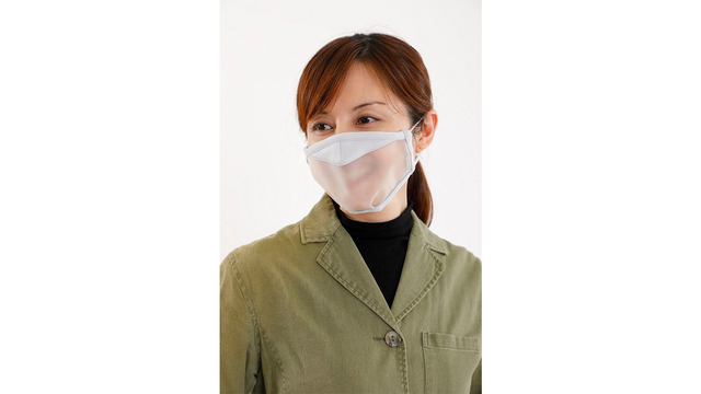飛沫を通さず空気を通す。呼吸できる半透明のマスクが誕生