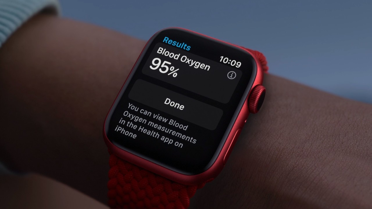 Apple Watch Series 6の 血中酸素ウェルネスを表す画像