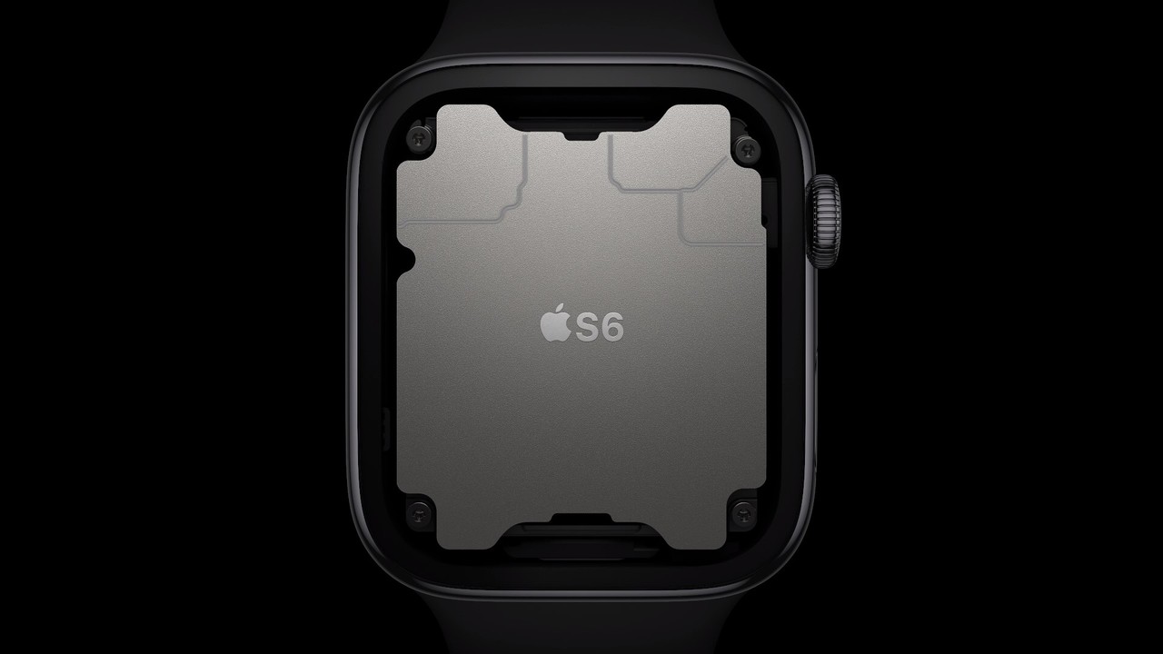 Apple Watch Series 6のチップを表す画像