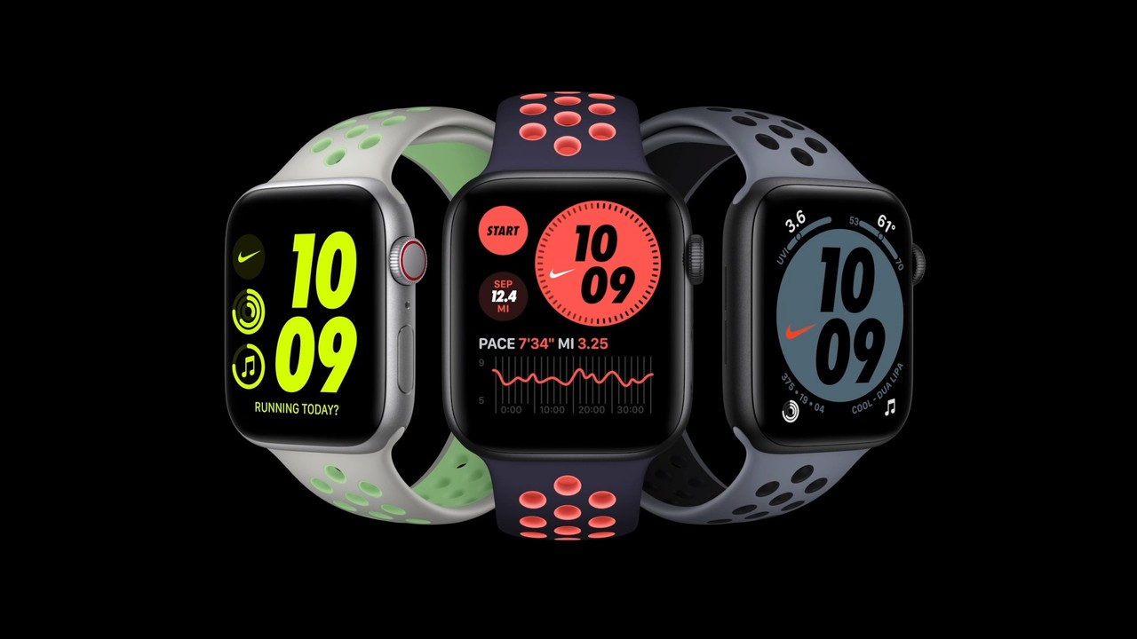 Apple Watch Series 6、Nikeモデルの画像